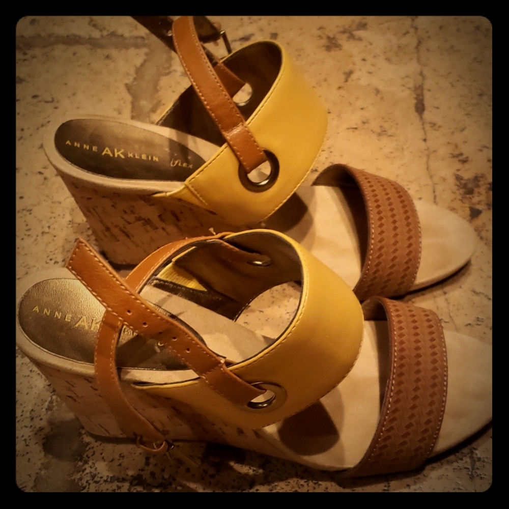 Anne Klein wedge sandals